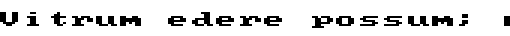 Specimen for AcPlus IBM EGA 8x8-2x Regular (Latin script).