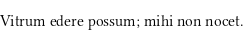 Specimen for Libertinus Serif Display Regular (Latin script).