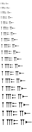 Specimen for HanaMinA Regular (Ugaritic script).