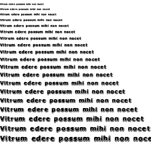 Specimen for Hillock BRK Regular (Latin script).