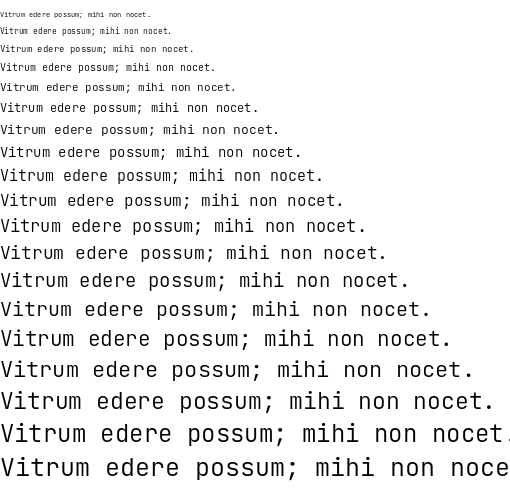 Specimen for JetBrains Mono Light (Latin script).