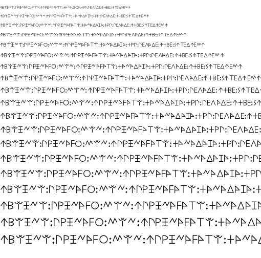 Specimen for Kurinto Arte Aux Bold (Lycian script).