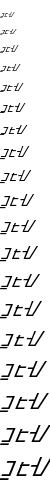 Specimen for Kurinto TMod Italic (Buhid script).