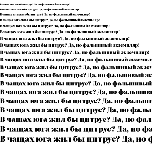 Specimen for Literata 72pt Black (Cyrillic script).