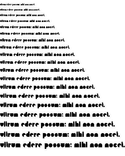 Specimen for Misirlou Regular (Latin script).