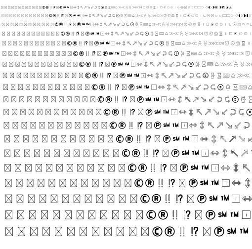 Specimen for OpenMoji Color ( script).