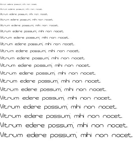 Specimen for Pneumatics BRK Normal (Latin script).