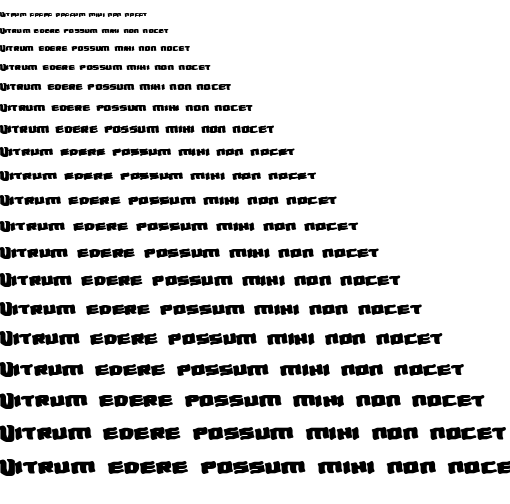 Specimen for Turmoil BRK Regular (Latin script).