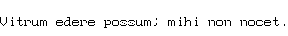 Specimen for Ac437 CompaqThin 8x14 Regular (Latin script).