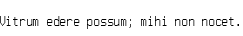 Specimen for Ac437 IBM DOS ISO9 Regular (Latin script).