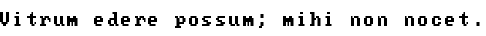 Specimen for Ac437 Trident 9x8 Regular (Latin script).