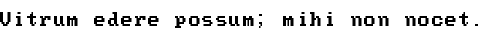 Specimen for Ac437 Verite 9x8 Regular (Latin script).