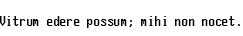 Specimen for AcPlus ToshibaSat 9x14 Regular (Latin script).