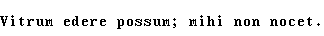 Specimen for Consoleet Roman medium (Latin script).