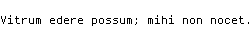 Specimen for Misc Termsyn Regular (Latin script).