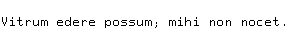 Specimen for Mx437 Siemens PC-D Regular (Latin script).
