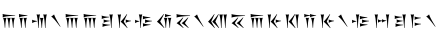Specimen for Noto Sans Old Persian Regular (Old_Persian script).