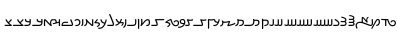 Specimen for Noto Sans Old Sogdian Regular (Latin script).