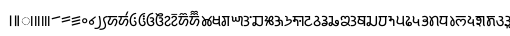 Specimen for Noto Sans Takri Regular (Latin script).