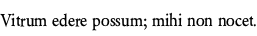 Specimen for Berylium Bold (Latin script).