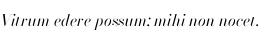 Specimen for Bodoni* 36 Book Italic (Latin script).