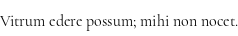 Specimen for Cormorant Regular (Latin script).
