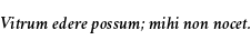 Specimen for Crimson SemiboldItalic (Latin script).