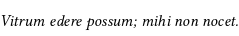 Specimen for Libertinus Serif Italic (Latin script).