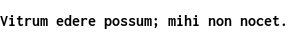 Specimen for Ligconsolata Bold (Latin script).