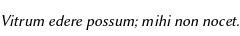 Specimen for Linux Biolinum O Italic (Latin script).