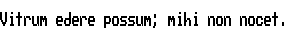 Specimen for Mx437 Phoenix BIOS-2y Regular (Latin script).