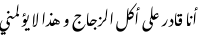 Specimen for Noto Nastaliq Urdu Regular (Arabic script).