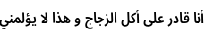 Specimen for Noto Sans Arabic Condensed SemiBold (Arabic script).