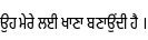 Specimen for Noto Sans Gurmukhi ExtraCondensed (Gurmukhi script).