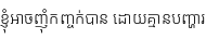 Specimen for Noto Sans Khmer UI SemiCondensed Light (Khmer script).