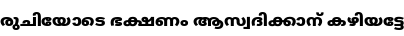 Specimen for Noto Sans Malayalam Black (Malayalam script).