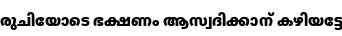 Specimen for Noto Sans Malayalam Condensed Black (Malayalam script).