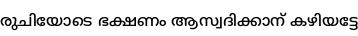 Specimen for Noto Sans Malayalam Medium (Malayalam script).