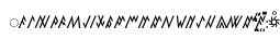 Specimen for Noto Sans Rejang Regular (Latin script).