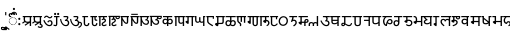 Specimen for Noto Sans Sharada Regular (Latin script).