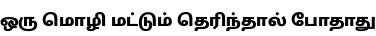 Specimen for Noto Sans Tamil UI Black (Tamil script).