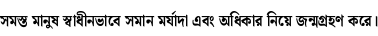 Specimen for Noto Serif Bengali Condensed Bold (Bengali script).