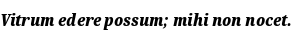 Specimen for Noto Serif Condensed Black Italic (Latin script).