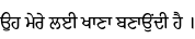 Specimen for Noto Serif Gurmukhi Medium (Gurmukhi script).