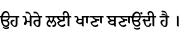 Specimen for Noto Serif Gurmukhi SemiBold (Gurmukhi script).