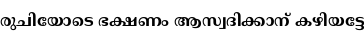 Specimen for Noto Serif Malayalam Bold (Malayalam script).