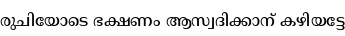 Specimen for Noto Serif Malayalam Medium (Malayalam script).