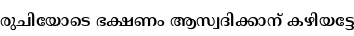 Specimen for Noto Serif Malayalam SemiBold (Malayalam script).