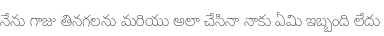 Specimen for Noto Serif Telugu Thin (Telugu script).