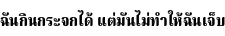 Specimen for Noto Serif Thai Condensed ExtraBold (Thai script).